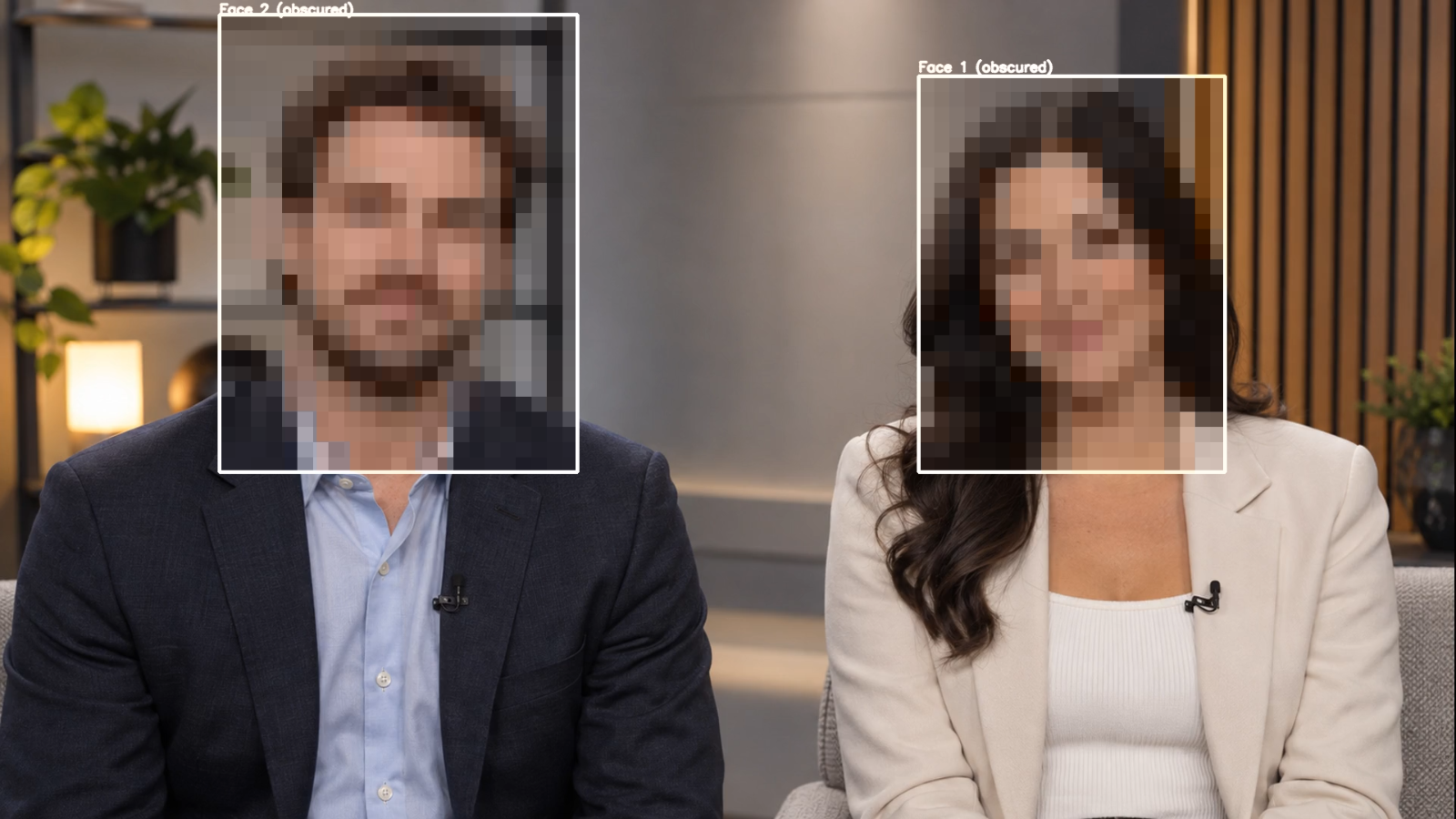 Automatic Face Obscure for OBS pixelating detected faces in OBS Studio